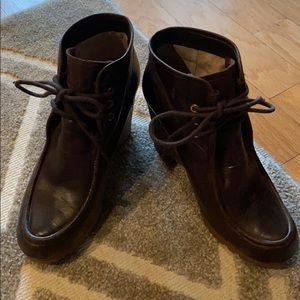Dark brown / chocolate colored Booties